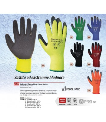 RUKAVICA THERMAL GRIP-LATEX-LATEKS RUKAVICA THERMAL GRIP-LATEX-LATEKS