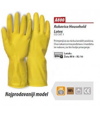 RUKAVICA HOUSEHOLD LATEX (240 PARI)