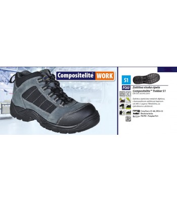 ZAŠTITNA VISOKA CIPELA COMPOSITELITE TREKKER S1 ZAŠTITNA VISOKA CIPELA COMPOSITELITE TREKKER S1