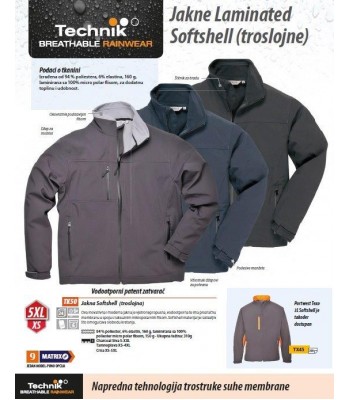 JAKNA SOFTSHELL (TROSLOJNA) JAKNA SOFTSHELL (TROSLOJNA)