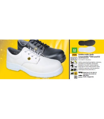 ZAŠTITNA NISKA CIPELA COMPOSITELITE ESD LACED S2 ZAŠTITNA NISKA CIPELA COMPOSITELITE ESD LACED S2