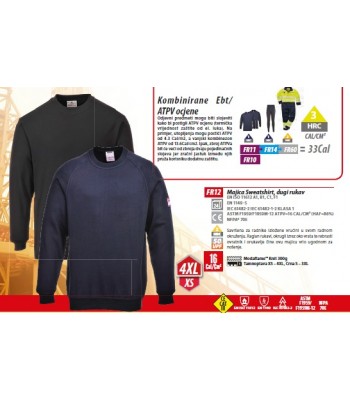 MAJICA SWEATSHIRT, DUGI RUKAV