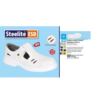 ZAŠTITNA SANDALA STEELITE ESD EBRO S1, KLASA 3 ZAŠTITNA SANDALA STEELITE ESD EBRO S1, KLASA 3