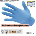 JEDNOKRATNA RUKAVICA, NITRILE, 100 KOM.